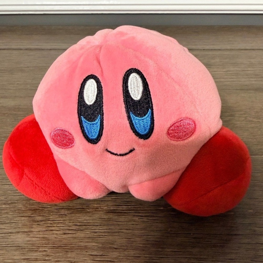 Nintendo Kirby Plush Tomy Club Mocchi-Mocchi- Pink Stuffed Toy Video Game T12773